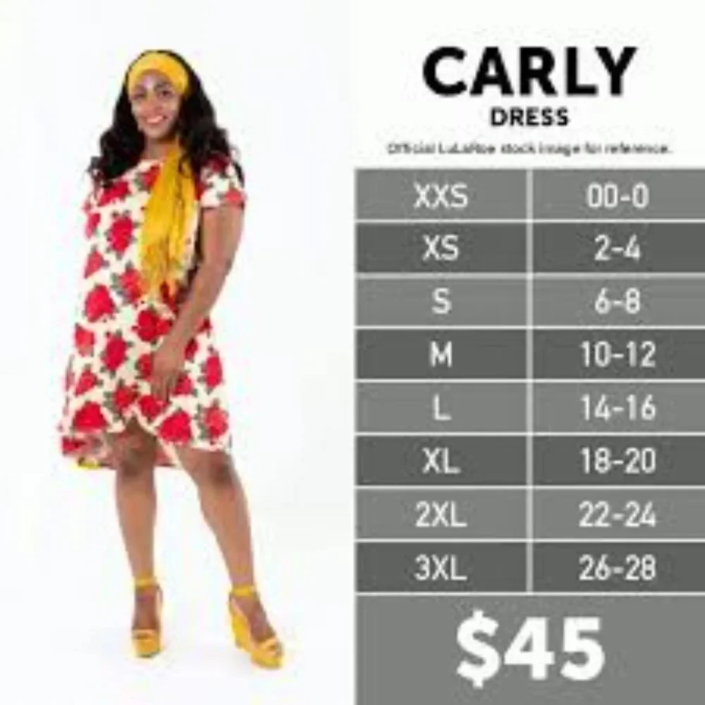 Lularoe Mommy & Me Set Carly S Scarlett Kids 8 Dress High Low Swing Twirl Floral